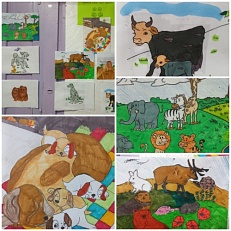  "Четыре лапы, уши, хвост ". - Выставка рисунков